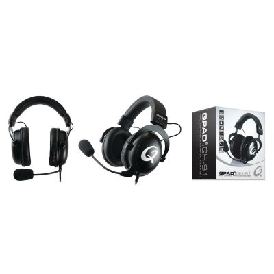 4. QPAD QH-91 Zestaw słuchawkowy Przewodowa Opaska na głowę Gaming Czarny