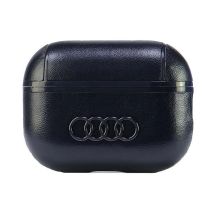Etui Audi Leather Big Logo na AirPods Pro 2 - czarne