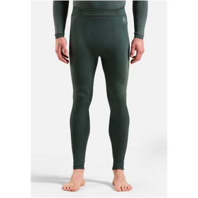4. Spodnie Odlo BL BOTTOM long PERFORMANCE WARM zielone