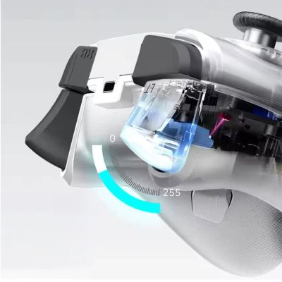 6. Kontroler do gier Machenike G5Pro Max bezprzewodowy ze stacją ładującą - biały
