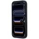 5. Etui BMW M Kevlar Red Print Ring Metal Logo MagSafe na iPhone 18 Pro Max / 17 Pro Max - czarne