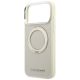 6. Etui Karl Lagerfeld Ring Stand 360 Saffiano Classic Logo MagSafe na iPhone 18 Pro Max / 17 Pro Max - beżowe