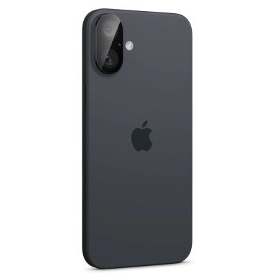 8. Szkło na aparat Spigen Optik GLAS.TR Camera Protector 2-PACK na iPhone 16 / 16 PLUS - czarne