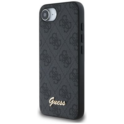 2. Etui Guess 4G Script Logo MagSafe na iPhone 16e - czarne