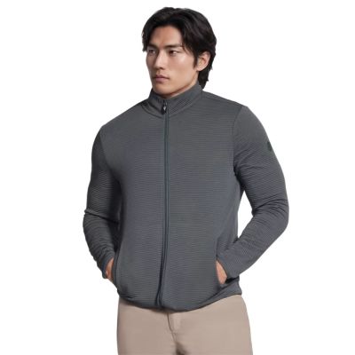 Skechers The Hoodless Hoodie Ottoman Jacket JA25-GNBK Zielone L