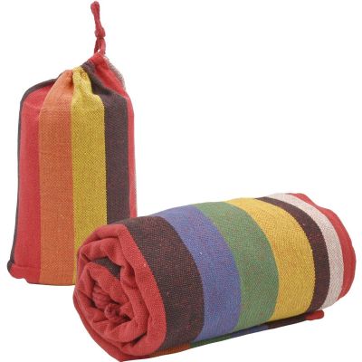 2. HAMAK OGRODOWY 1 OSOBOWY 200x80CM Z POKROWCEM 1064000