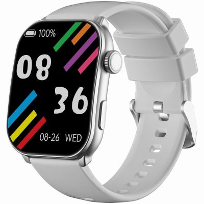 3. Smartwatch Damski GRAVITY GT28-10 Pasek + Bransoleta Biało Srebrny