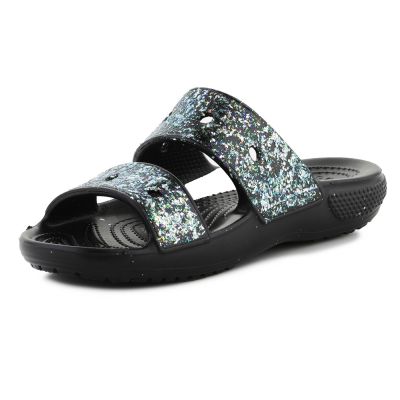 3. Klapki Crocs Classic Glitter Sandal Jr 207788-0C4