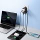 7. Adapter podróżny Baseus EnerCore CG11 70W 6w1 ze zwijanym kablem USB-C - czarny