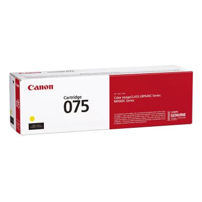 2. Canon 075 kaseta z tonerem 1 szt. Oryginalny Żółty