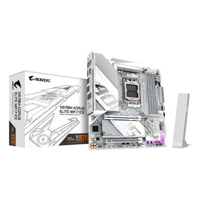 Gigabyte X870M AORUS ELITE WIFI7 ICE      (X870,AM5,ATX,DD