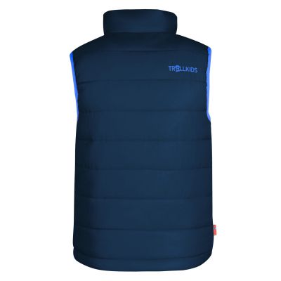 2. Kamizelka ultralekka dziecięca dla chłopca/dziewczynki Trollkids Kids Trondheim Vest navy/medium blue (511-117)