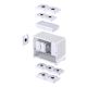 8. Jonsbo D32 PRO White PC-Gehäuse, Mini-Gehäuse, mATX, Tempered Glass - weiß