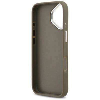 7. Etui Guess Grained Big 4G Classic Logo na iPhone 17 - brązowe
