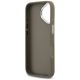 7. Etui Guess Grained Big 4G Classic Logo na iPhone 17 - brązowe