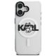 3. Etui Karl Lagerfeld IML Choupette Sketch Logo MagSafe na iPhone 17 - przezroczyste