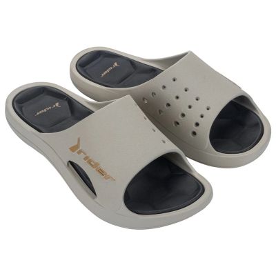 Rider buty klapki męskie sportowe Bay XIV Ad wygodne brązowe laczki