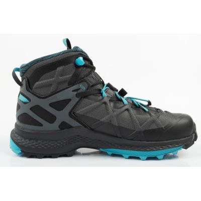 4. Buty turystyczne damskie AKU Rocket Mid DFS GTX - black/turquoise