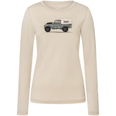 Longsleeve damski SUPER.NATURAL W DOG EXCURSION LS beżowy