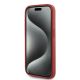 5. Etui Karl Lagerfeld Diagonal Quilted Script na iPhone 15 Pro - czerwone