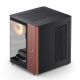 9. Obudowa PC Jonsbo TK-0, Mini-Tower, Mini-ITX, Tempered Glass, Holz - schwarz