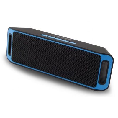 3. Głośniki bluetooth Esperanza FOLK EP126KB (kolor czarno-niebieski)