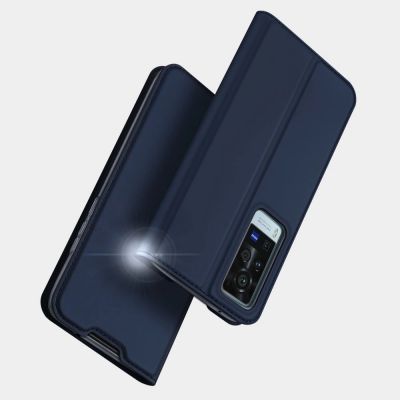13. Dux Ducis Skin Pro kabura etui pokrowiec z klapką Vivo X60 czarny