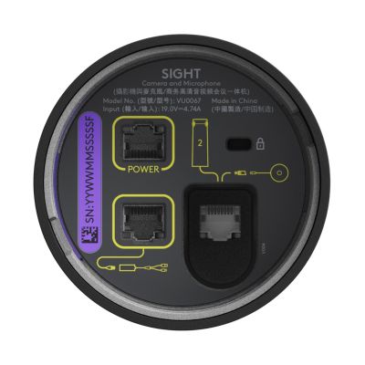 6. Logitech Sight - grafitowy, rozdz. 3840 x 2160 px, 60 fps, CMOS