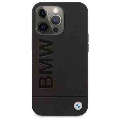 3. Etui BMW Signature Logo Imprint MagSafe na iPhone 14 Pro - czarne