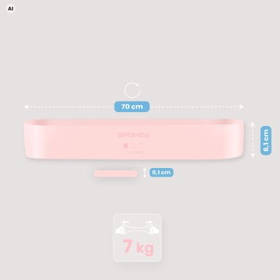 5. Guma treningowa oporowa z antypoślizgową strukturą Spokey JUICY light