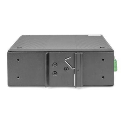 6. Switch przemysłowy 7-portowy Gigabit PoE+ z 1x PD, IEEE802.3af/at, DIN rail, rozszerzony zakres temp.