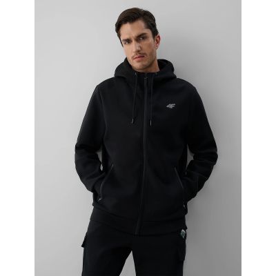 Bluza dresowa regular z kapturem męska 4F 4FKAW26TSWSM3182-20S