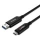 3. 10m Kabel hybrydowy USB 3.2 Gen 1 typu A do C Lindy
