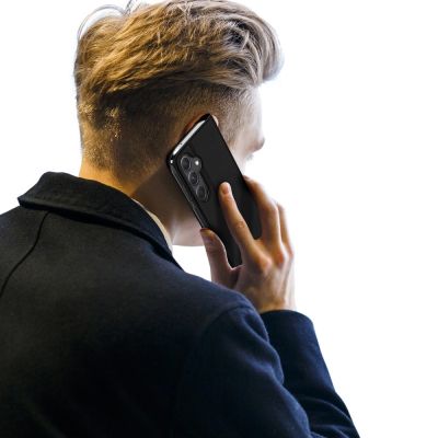 3. Etui Dux Ducis Skin Pro z klapką i miejscem na kartę na Samsung Galaxy A55 5G - czarne