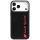 Etui Audi R8 Carbon Fiber MagSafe do iPhone 17 Pro Max - czarne