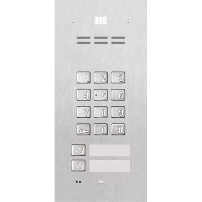 ACO FAM-P-2NPZSACC panel pod tynk 2-rodzinny czyt. brel. zamek szyfr.