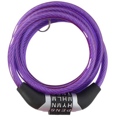 5. Zapięcie rowerowe Dunlop spiralne,szyfr 0,6x120 cm 1042688