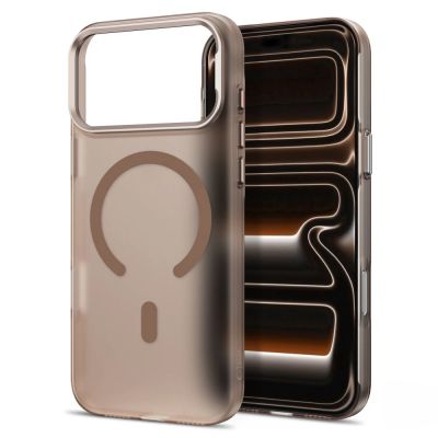 2. Etui Tech-Protect MagZero MagSafe na iPhone 17 Pro / 18 Pro - brązowe matowe