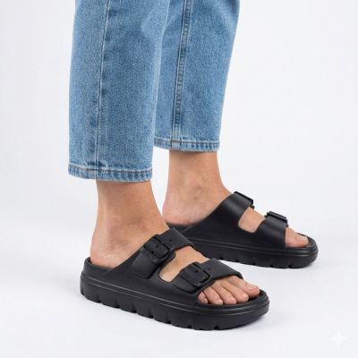 5. Klapki damskie basenowe na klamry czarne Big Star TT274A051