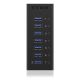 5. ICY BOX IB-AC618 USB 3.2 Gen 1 (3.1 Gen 1) Type-B 5000 Mbit/s Czarny
