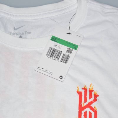 6. Koszulka Nike Kyrie Logo Dry T-shirt White - DJ1566-100
