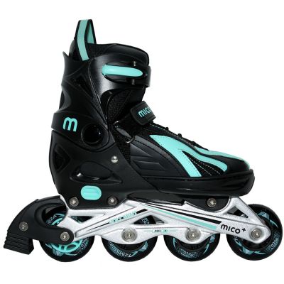13. Łyżworolki Mico Volt Blue czarno-niebieskie PW-126B-9