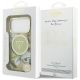 8. Etui Guess IML Glitter Flowers Triangle MagSafe na iPhone 17 Pro Max - zielone