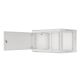 2. LANBERG SZAFA WISZĄCA RACK 19" 6U 600X450 DRZWI METALOWE SZARA (FLAT PACK) WF01-6406-00S