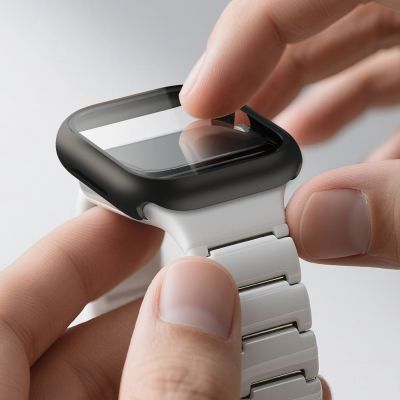 10. Szkło ochronne AMAZINGTHING Radix z etui na Apple Watch Series 11 42 mm - czarne