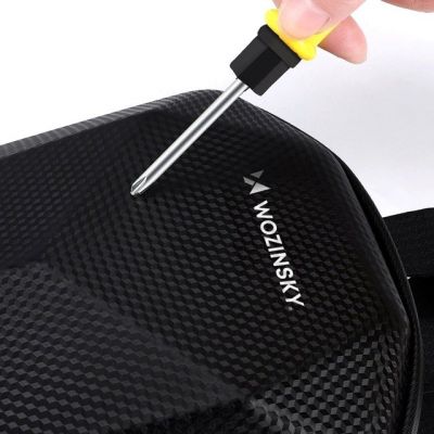 18. Wozinsky wodoodporna torba na kierownicę hulajnogi torba na hulajnogę 4 l czarna (WSB2BK)