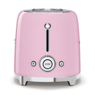 9. Smeg TSF02PKEU Toster 4 kromki różowy