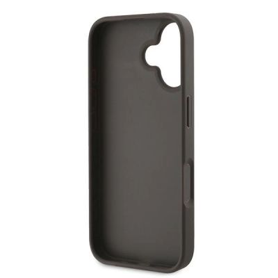 7. Etui Guess 4G Bottom Stripe na iPhone 16 Plus 6.7" - brązowe