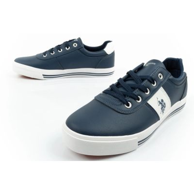 8. U.S. Polo Assn. buty trampki sneakersy męskie modne granatowe wygodne