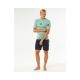 4. Lycra męska RIP CURL Waves Upf Perf S/S zielona